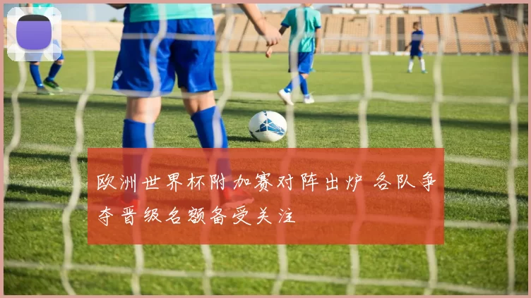 欧洲世界杯附加赛对阵出炉 各队争夺晋级名额备受关注