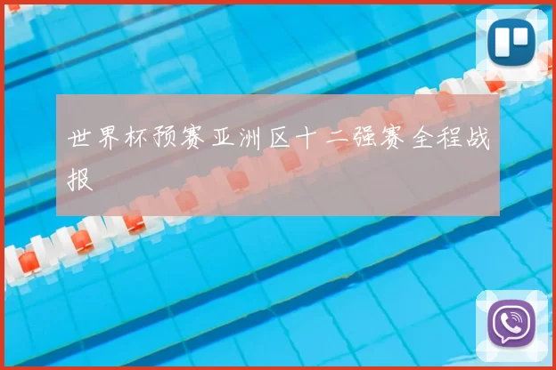 世界杯预赛亚洲区十二强赛全程战报