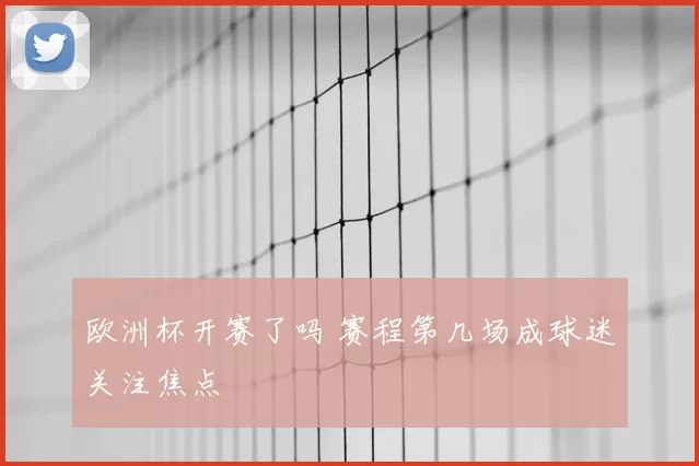 欧洲杯开赛了吗 赛程第几场成球迷关注焦点
